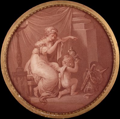 A Vida de Cupido (gravura) de Angelica (after) Kauffmann