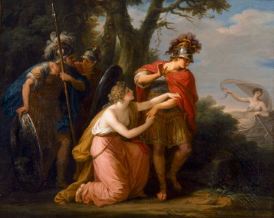 Rinaldo e Armida (óleo sobre tela) de Angelica Kauffman