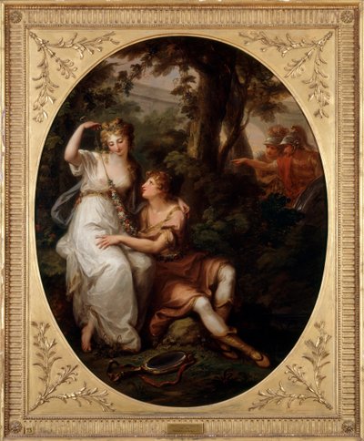 Rinaldo e Armida (óleo sobre tela) de Angelica Kauffman