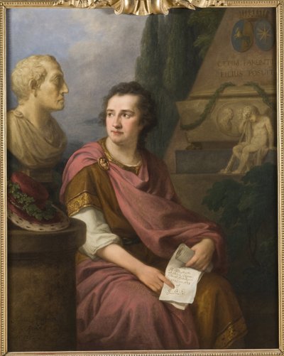 Barão Gustaf Adolf Reuterholm, estadista sueco - Retrato do Barão Gustaf Adolf Reuterholm (1756-1813), de Kauffmann, Angelika (1741-1807). Óleo sobre tela de Angelica Kauffmann