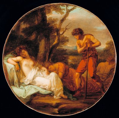 "Cimon et Iphigenie" (Cymon e Iphigenia) Peinture d