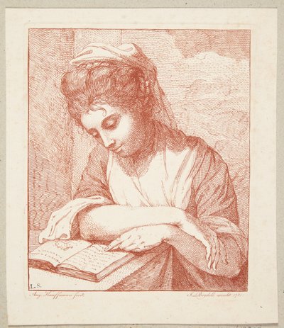 A menina leitora de Angelica Kauffmann