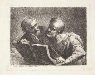 Os dois antigos alunos de Angelica Kauffmann
