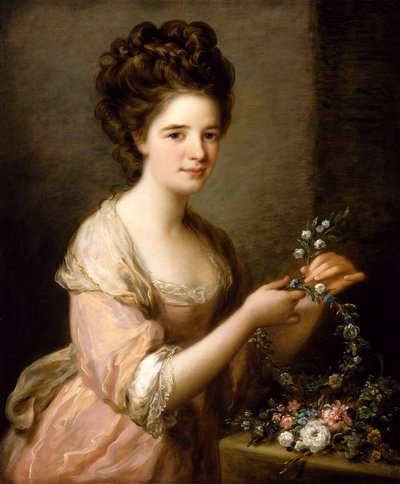 Retrato de Eleanor, condessa de Lauderdale, c.1780-81 (óleo sobre tela) de Angelica Kauffmann