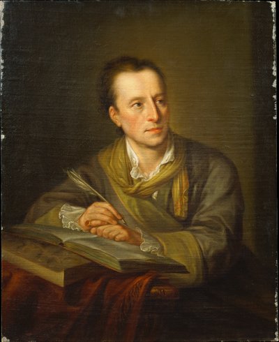 Retrato de Johann Joachim Winckelmann de Angelica Kauffmann