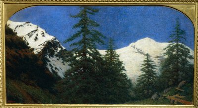 Altas montanhas de Angelo Morbelli