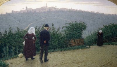 Domingo de madrugada de Angelo Morbelli