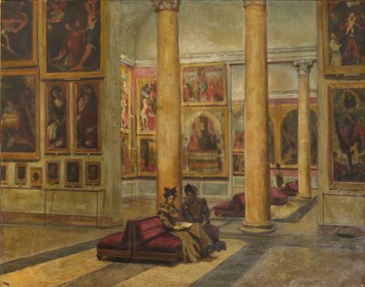 Interior da Pinacoteca de Brera de Angelo Ripamonti