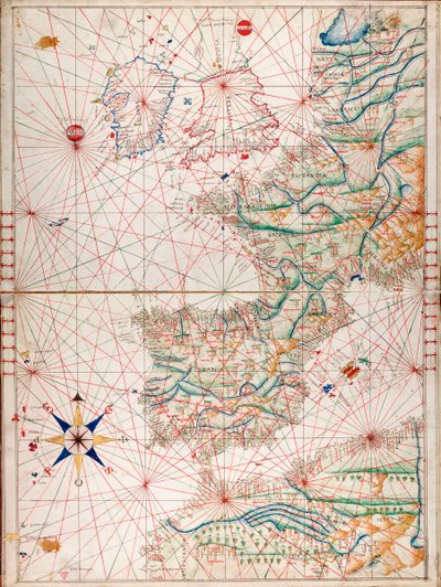 Costas atlânticas da Europa e Mediterrâneo ocidental de Angelo de Conte Freducci
