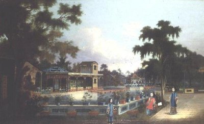 Jardim Chinês com Três Senhoras de Anglo Chinese School
