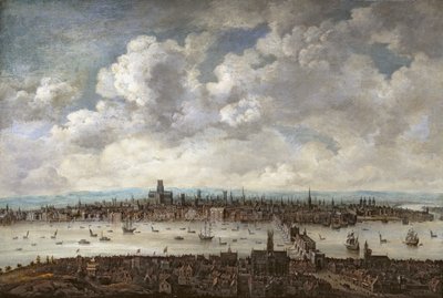 Vista de Londres de Southwark de Anglo Dutch School