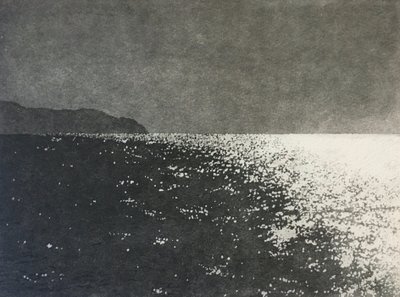 Luz dançante, 2021 (aquatint sobre papel) de angus hampel