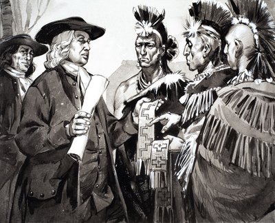 Uma Nação Dividida, ilustração de "The Making of America de Angus McBride