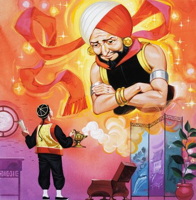 Aladino e a sua lâmpada maravilhosa de Angus McBride