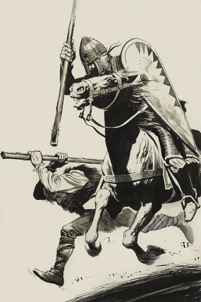 Perseguido por um normando de Angus McBride