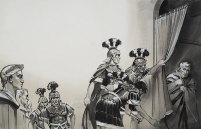Cláudio (10 a.C.-54 d.C.) (guache sobre papel) de Angus McBride