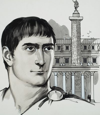 Imperador Trajano (guache sobre papel) de Angus McBride