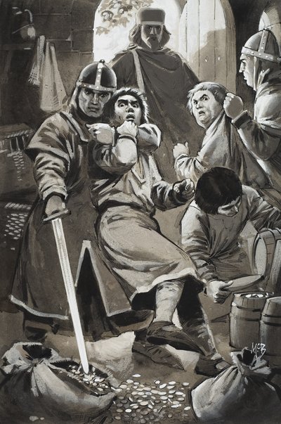Forjadores (guache sobre papel) de Angus McBride