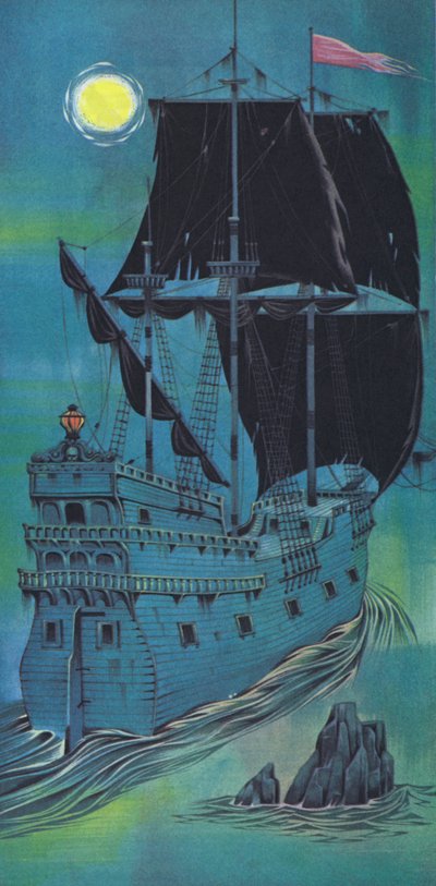 Navio fantasma (litografia a cores) de Angus McBride