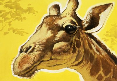 Cabeça de girafa de Angus McBride