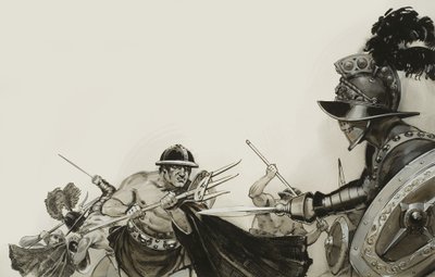Lutas de gladiadores de Angus McBride