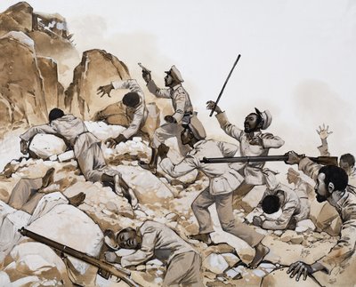 Escaramuça militar de Angus McBride