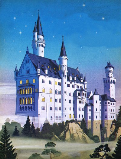 Neuschwanstein - Um castelo de conto de fadas construído por um "louco de Angus McBride