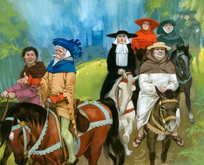 Os peregrinos de Canterbury de Angus McBride