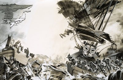 A armada condenada de Kublai Khan de Angus McBride