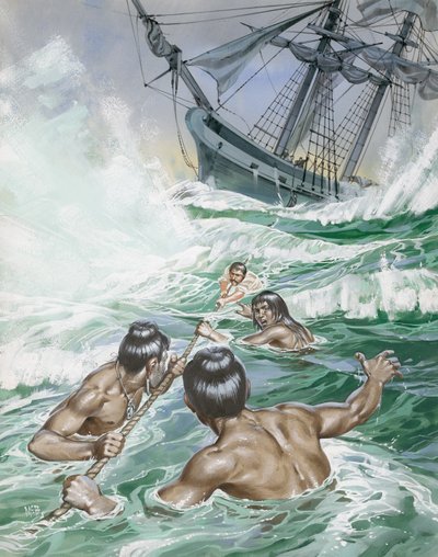 O heroísmo de uma mulher Maori de Angus McBride