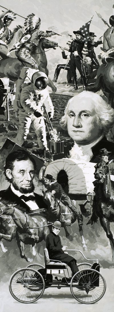 Montagem de The Making of America de Angus McBride