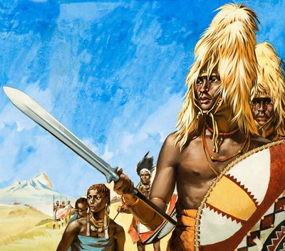 A tribo Masai de África de Angus McBride