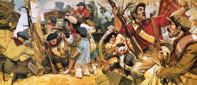 A defesa de Madrid durante a guerra civil espanhola de Angus McBride