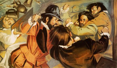 O assassinato do poeta Christopher Marlowe de Angus McBride