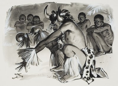 Feiticeiro (guache sobre papel) de Angus McBride