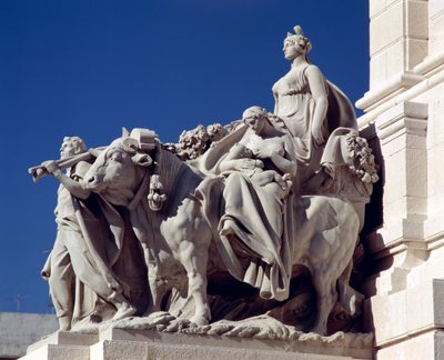 Agricultura, do Monumento às Cortes de Cádis de Aniceto Marinas y Garcia