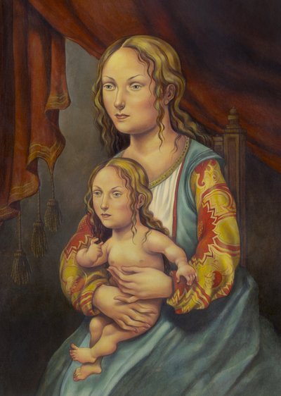 Like Mother Like Daughter, 2005 (acrílico sobre placa de ilustração) de Anita Kunz