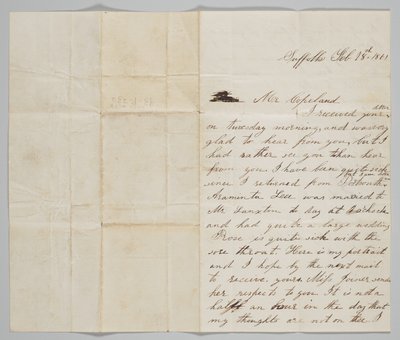 Carta para John Copeland de sua esposa Ann, 18 de fevereiro de 1861. de Ann Hurst Copeland
