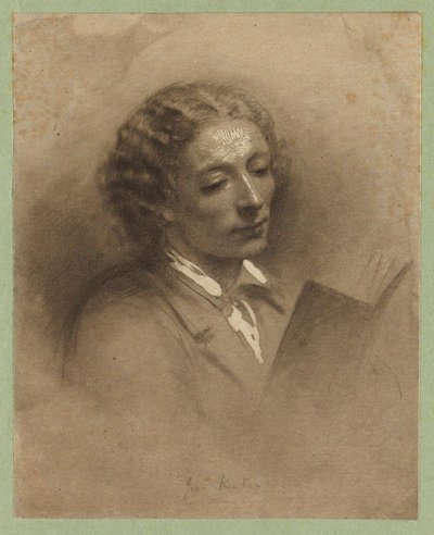 Retrato do Poeta John Keats 1795-1821. de Ann Mary Newton