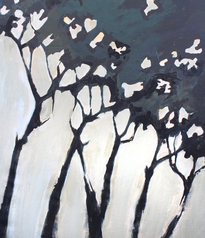 Árvores de inverno abstratas de Anna-Karin Bergius
