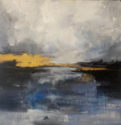 Reflexão do Horizonte Dourado de Anna-Karin Bergius