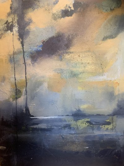 Paisagem abstrata enevoada de Anna-Karin Bergius