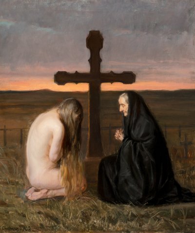Dinamarquês: Sorg Grief de Anna Ancher