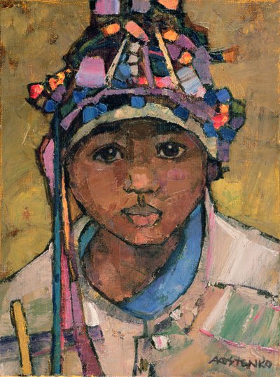 Retrato de um menino de Anna Contemporary Artist Kostenko