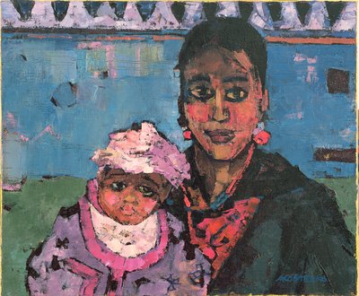 Mãe espanhola de Anna Contemporary Artist Kostenko