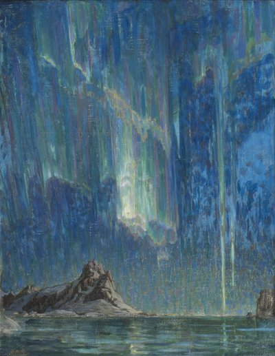 Aurora boreal. Estudo do norte da Noruega de Anna Katarina Boberg