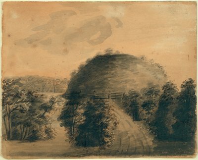 Desenho do Big Mound por Anna Maria Von Phul de Anna Maria von Phul