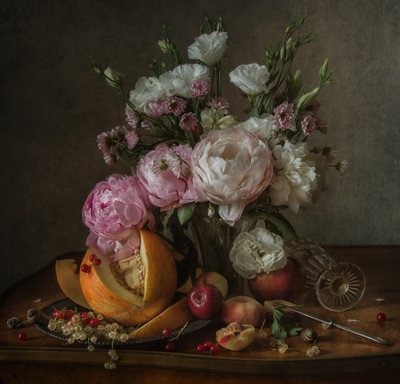 Natureza morta floral elegante de Anna Petina