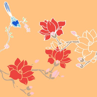 Pássaros de flor de Anna Platts