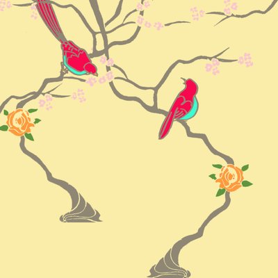 Pássaros de flor de Anna Platts